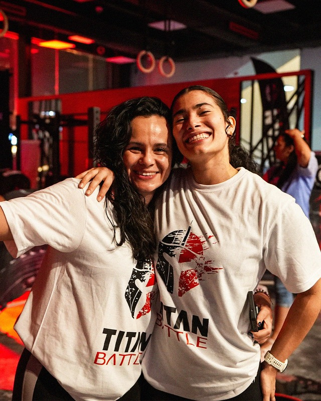 Athlete between rounds